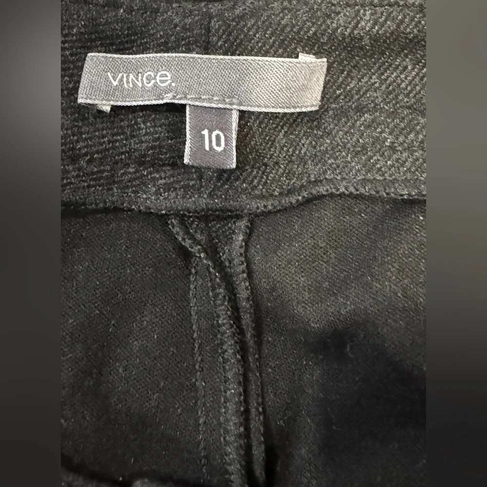 EUC Vince Black Gray Skinny Pants with Streamlined Fit Sz 10